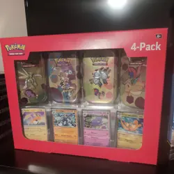 Pokemon 151 4 Mini Tins + 4 Promo Cards Bundle - Image 1