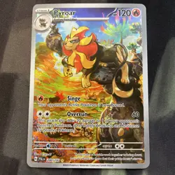 Pyroar Paldea Evolved Illustration Rare 200/193 Pokemon Card Full Art Fire Type - Image 1