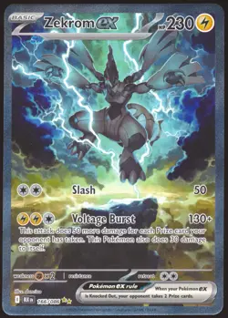 Pokemon TCG Zekrom EX Black Bolt Special Illustration Card #166/086 NM #2! - Image 1
