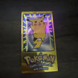 Pikachu #25 1 of 5 - Topps Jumbo Box Topper Card - Image 1