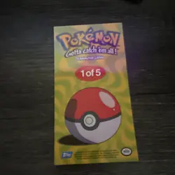 Pikachu #25 1 of 5 - Topps Jumbo Box Topper Card - Image 2