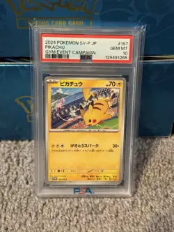 Pikachu - 197/SV-P 197/SV-P Sv-P Promotional Cards Regular (Japanese) PSA 10 - Image 1