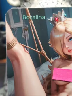 1/1 Only 1 Made Princess Rosalina Bed Mario NSFW Lonestar Customs Waifu Card - Image 2