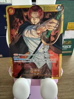 ENGLISH Shanks OP01-120 SEC Romance Dawn Secret Rare Foil One Piece Card Game NM - Image 1