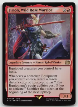 Firion, Wild Rose Warrior R Normal FINAL FANTASY 137 NM - Image 1