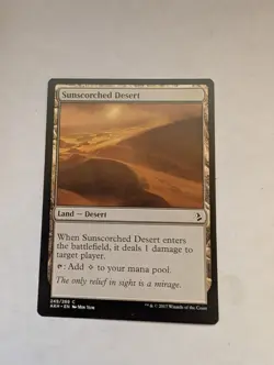 Sunscorched Desert Amonkhet Regular MTG NM - Image 1