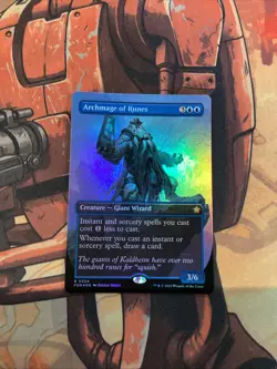 Archmage of Runes (Borderless) Foundations Foil - Image 1