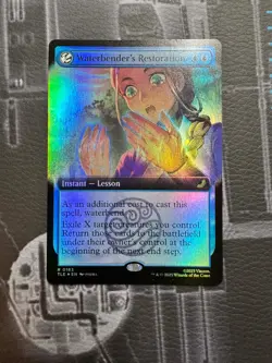 Waterbender's Restoration Avatar: The Last Airbender Extended Art Foil Rare - Image 1