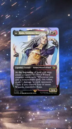 Kuja, Genome Sorcerer/ Trance Kuja, Fate Defied - Borderless (Foil) (FIN) - Image 1