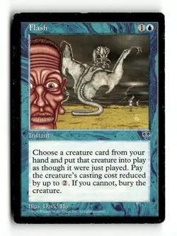 MTG | Flash | Mirage | Regular | Heavily Played | English - Image 1