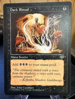 MTG Magic the Gathering Mirage Dark Ritual - Image 1