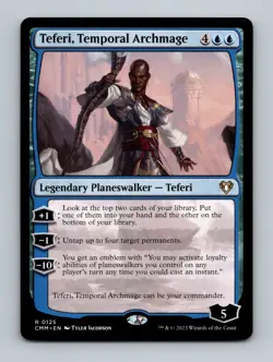 Teferi, Temporal Archmage Commander Masters Non-Foil MTG NM - Image 1