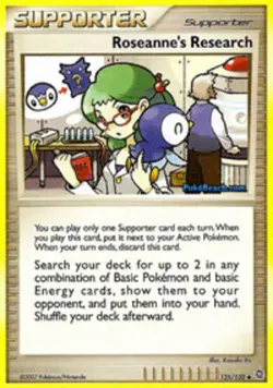 Pokemon - Roseanne's Research - 125/132 - Uncommon - Secret Wonders - NM - Image 1