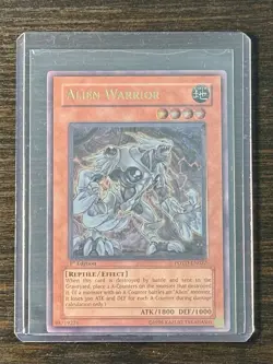 Yugioh! ALIEN WARRIOR [POTD-EN027] ULTIMATE RARE - 1st Edition - Near Mint (NM) - Image 1