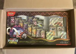 Pokemon Trading Card Games 25 Great Tusk Iron Threads Ex Premium Collection - Image 1