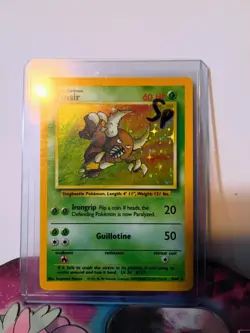 Pokemon TCG Pinsir Holo Rare Card Jungle Unlimited, No Symbol Error, Card 9/64 - Image 1