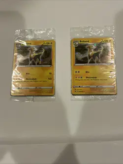 (2) Boltund - (Cosmos Holo) 076/202 SEALED PROMO Pokemon Cards - Image 1