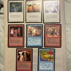 MTG Magic the Gathering Card Lot Of 8 Legends Cards LP NM - Image 1