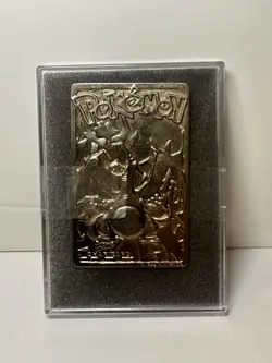 1999 Burger King Pokemon Charizard Nintendo 23K Gold Plated Trading Card - Image 5