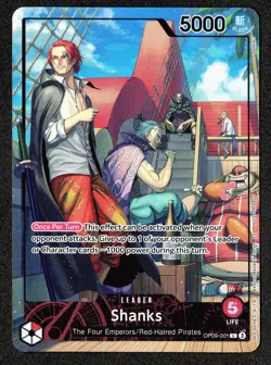 Shanks (2025 PSA Magazine Promo) OP09-001 One Piece Promotion Cards Foil - Image 1