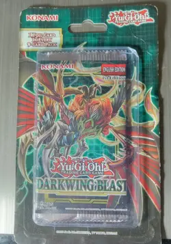 YuGiOh! Cards Darkwing Blast 1st Edition Booster Pack Sealed! 9 Gards *English* - Image 1