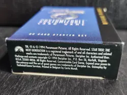 STAR TREK: THE NEXT GENERATION CUSTOMIZABLE CARD GAME 60 CARD STARTER SET OPEN - Image 4