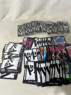 One Piece Card Game Lot 90 Cards Total 77 Opened 13 New Sealed Anime "Your Turn" - Image 1