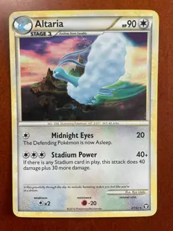 ALTARIA 2/102 HGSS Triumphant HOLO RARE Pokemon card NM+ STRONG Near Mint - Image 1