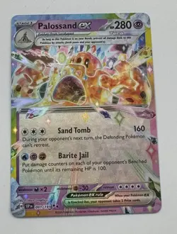 Pokemon TCG Palossand Ex 091/191 Surging Sparks Tera Ultra Rare NM Card SEE PICS - Image 1