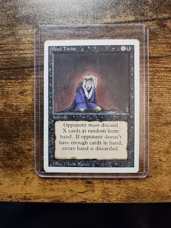 MTG Magic the Gathering - Revised - Mind Twist - Image 1
