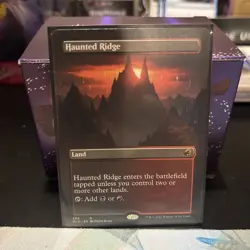 MTG x1 Haunted Ridge (Borderless) Innistrad: Midnight Hunt Regular NM - Image 1