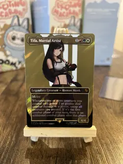 Tifa, Martial Artist (Borderless) (Surge Foil) Commander: MTG Final Fantasy 0214 - Image 1