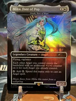 MTG | Miku, Font of Pop - Giada, Font of Hope ✨FOIL✨ [Secret Lair Hatsune Miku] - Image 1