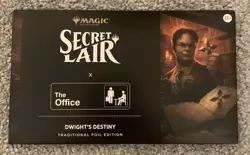 MTG Secret Lair x The Office Dwight’s Destiny Foil Edition - Image 1