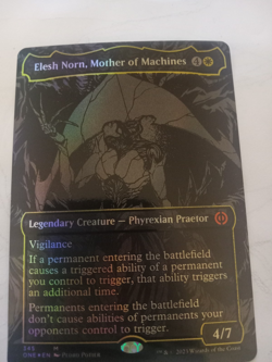 Elesh Norn, Mother of Machines (Oil Slick Raised Foil) Phyrexia: All Will Be One - Image 1