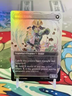 Magic The Gathering MTG - The Legend of Kyoshi Borderless Foil 0358 Avatar TLA - Image 1