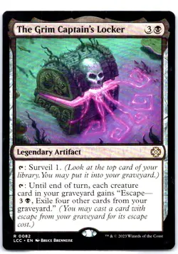 #82 The Grim Captain's Locker Commander: The Lost Caverns of Ixalan Rare - Image 1