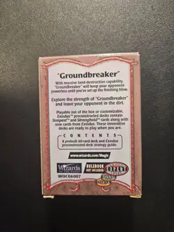 MTG Magic The Gathering The Rath Cycle Exodus Precon Deck Groundbreaker OPEN BOX - Image 2