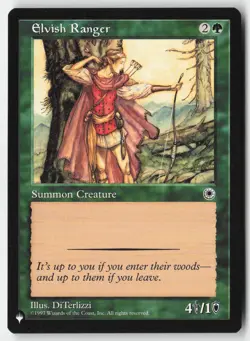 MTG - Elvish Ranger C (The List) LP-NM - Image 1