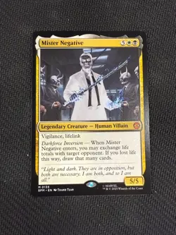 Mister Negative SPM 0135 Mythic Magic the Gathering Marvel's Spider-Man - Image 1