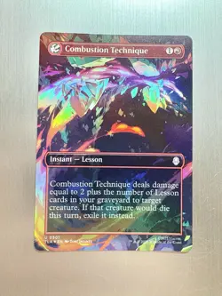 Combustion Technique - 301 - MTG Avatar: The Last Airbender - Borderless - FOIL - Image 1