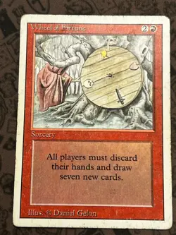 Magic: The Gathering - Revised(3rd) - WHEEL OF FORTUNE - Vintage Rare - (#3) - Image 1