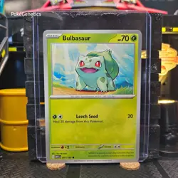 Bulbasaur 151 Pokemon TCG 001/165 Scarlet & Violet Common - Image 1
