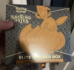SEALED Pokemon TCG Sword And Shield Shining Fates Elite Trainer Box ETB - Image 1