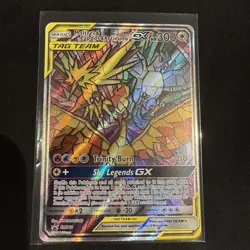 Moltres & Zapdos & Articuno GX SM210 Promo - Pokemon TCG Hidden Fates - NM+ - Image 1