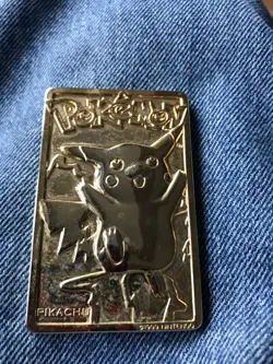 pokemon 24k gold pikachu Nintendo1999 - Image 1