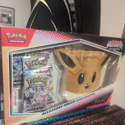 Pokemon Prismatic Evolutions Accessory Pouch Special Collection Sealed - Image 1
