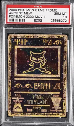 2000 POKEMON GAME MOVIE POKEMON 2000 MOVIE ANCIENT MEW PSA 10 - Image 1