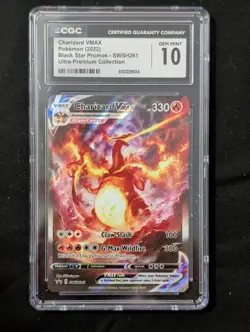 2022 Pokemon Charizard Vmax SWSH261 Promo CGC 10 - Image 1