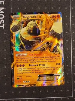 Regirock EX Ultra Rare XY - Fates Collide 43/124 LP, Pokemon - Image 1